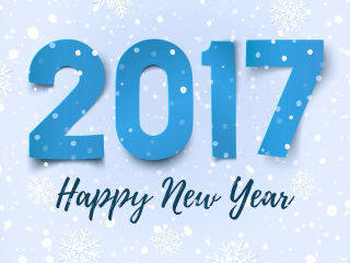Das Happy New Year 2017 Wallpaper 320x240