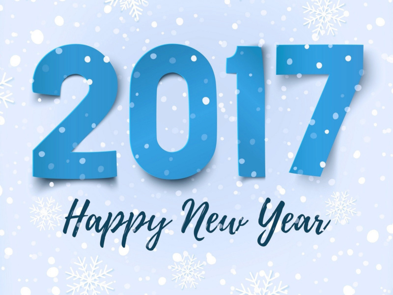 Happy New Year 2017 wallpaper 800x600