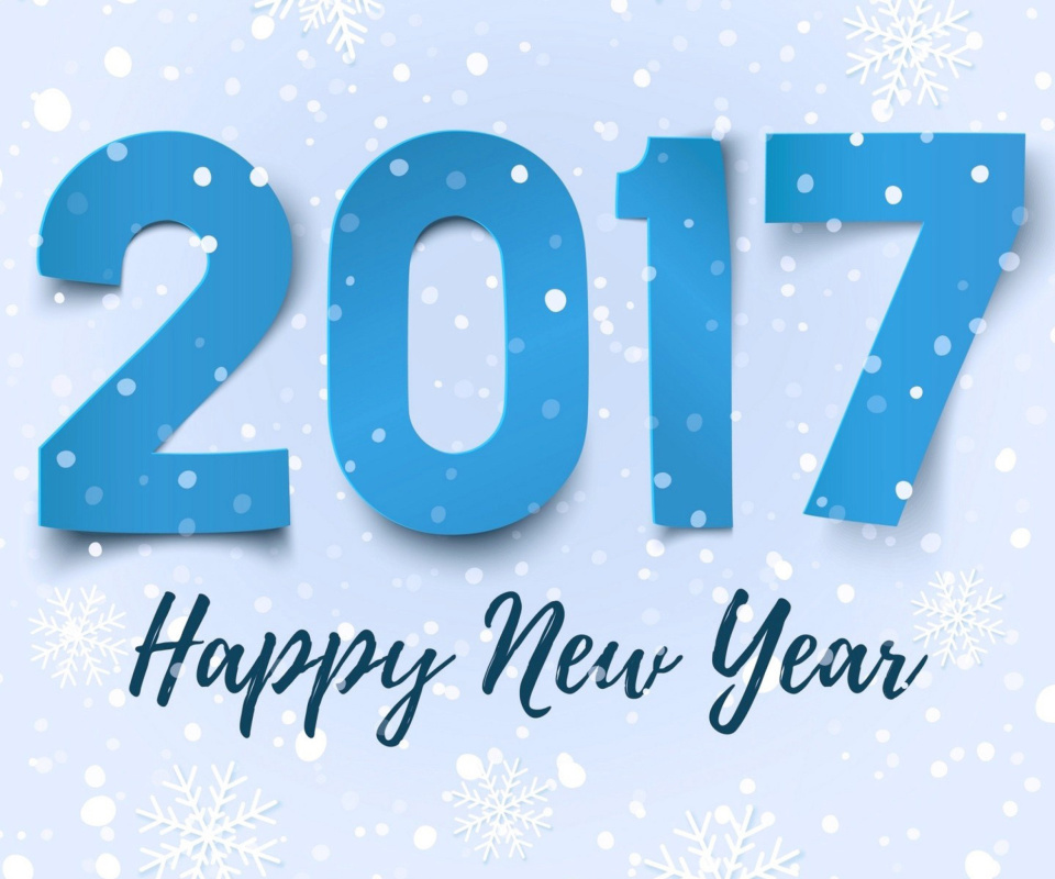 Happy New Year 2017 wallpaper 960x800