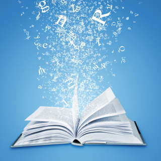 Book And Letters - Obrázkek zdarma pro iPad Air