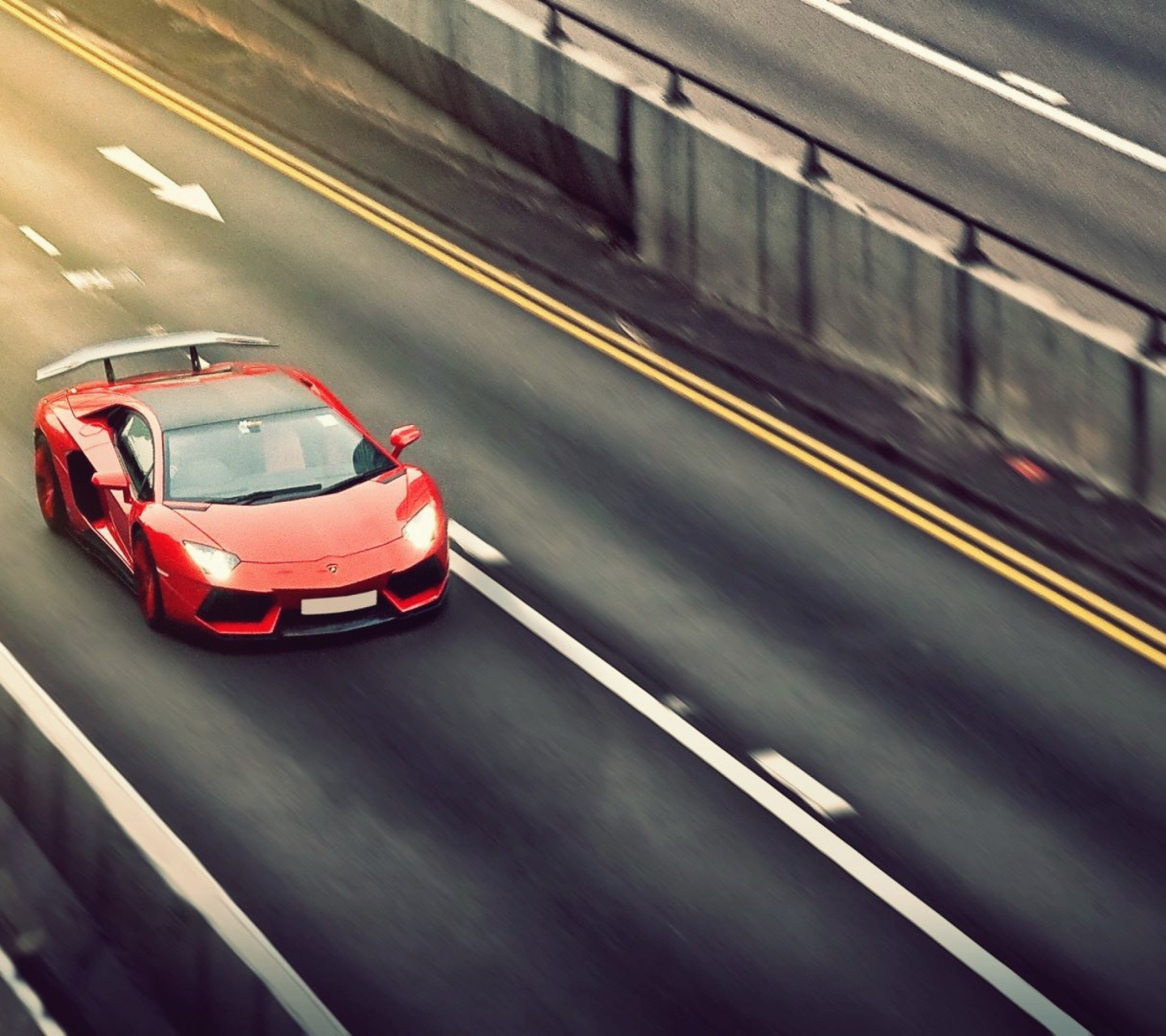 Red Lamborghini Aventador screenshot #1 1440x1280