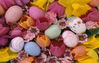 Happy Easter - Obrázkek zdarma pro Nokia Asha 210
