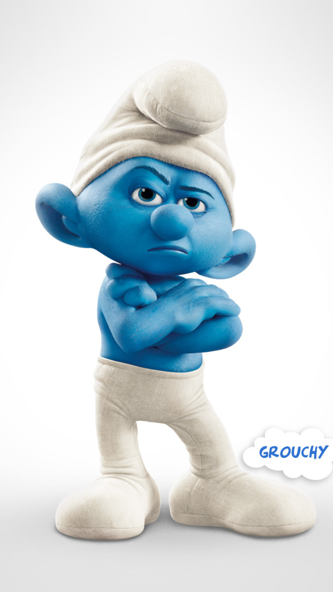 Grouchy The Smurfs 2 wallpaper 1080x1920