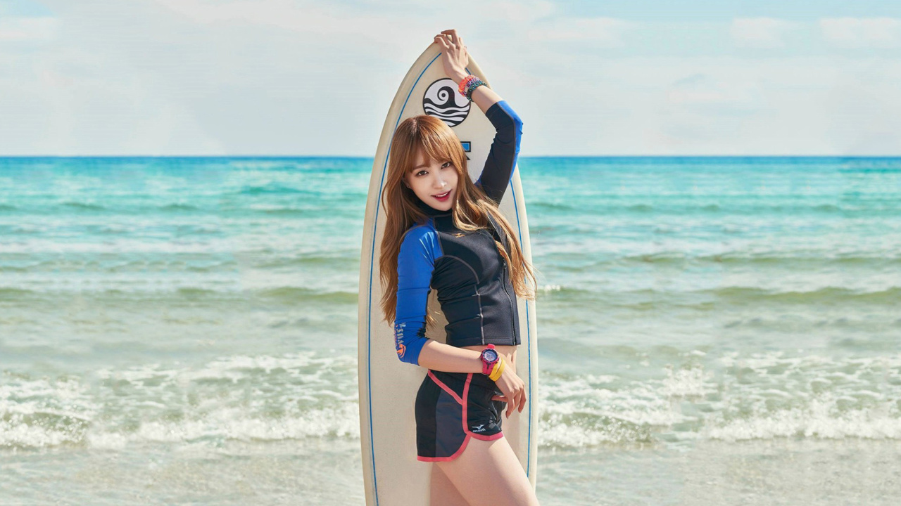 Screenshot №1 pro téma Korean Surfer Girl 1280x720