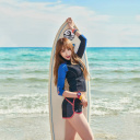 Screenshot №1 pro téma Korean Surfer Girl 128x128