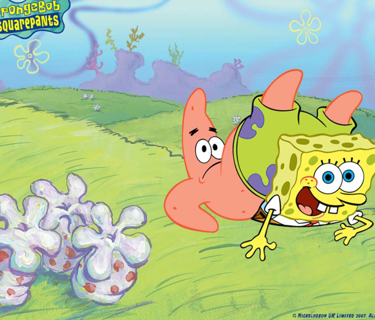 Sfondi Spongebob And Patrick Star 1200x1024