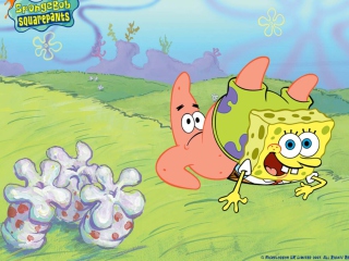 Fondo de pantalla Spongebob And Patrick Star 320x240