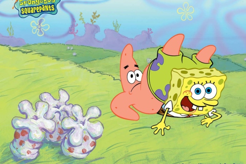 Das Spongebob And Patrick Star Wallpaper 480x320