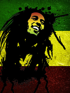 Das Bob Marley Rasta Reggae Culture Wallpaper 240x320