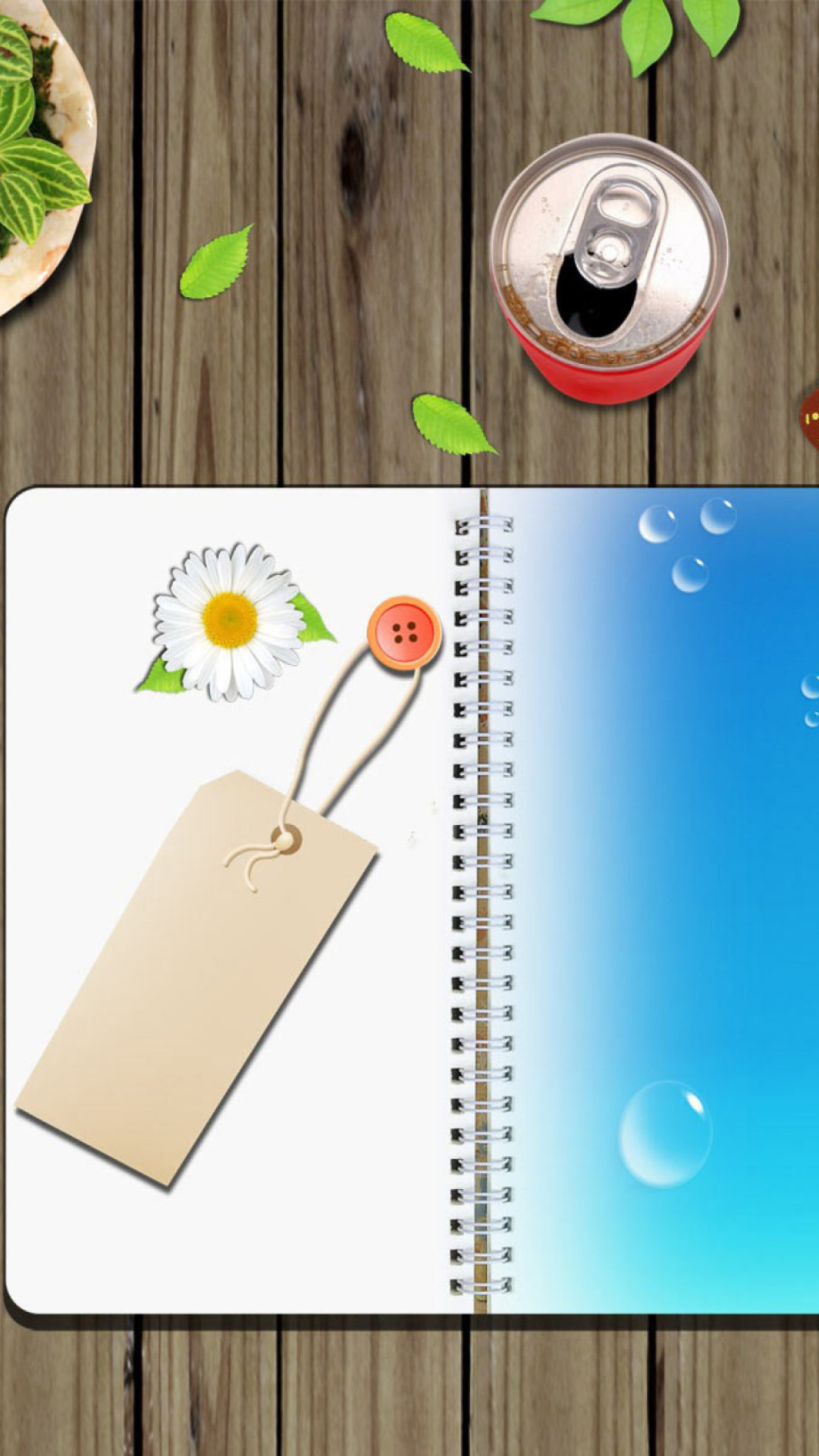 Fondo de pantalla Personal Notebook Diary 1080x1920