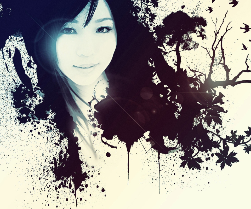 Screenshot №1 pro téma Japanese Girl Art 960x800