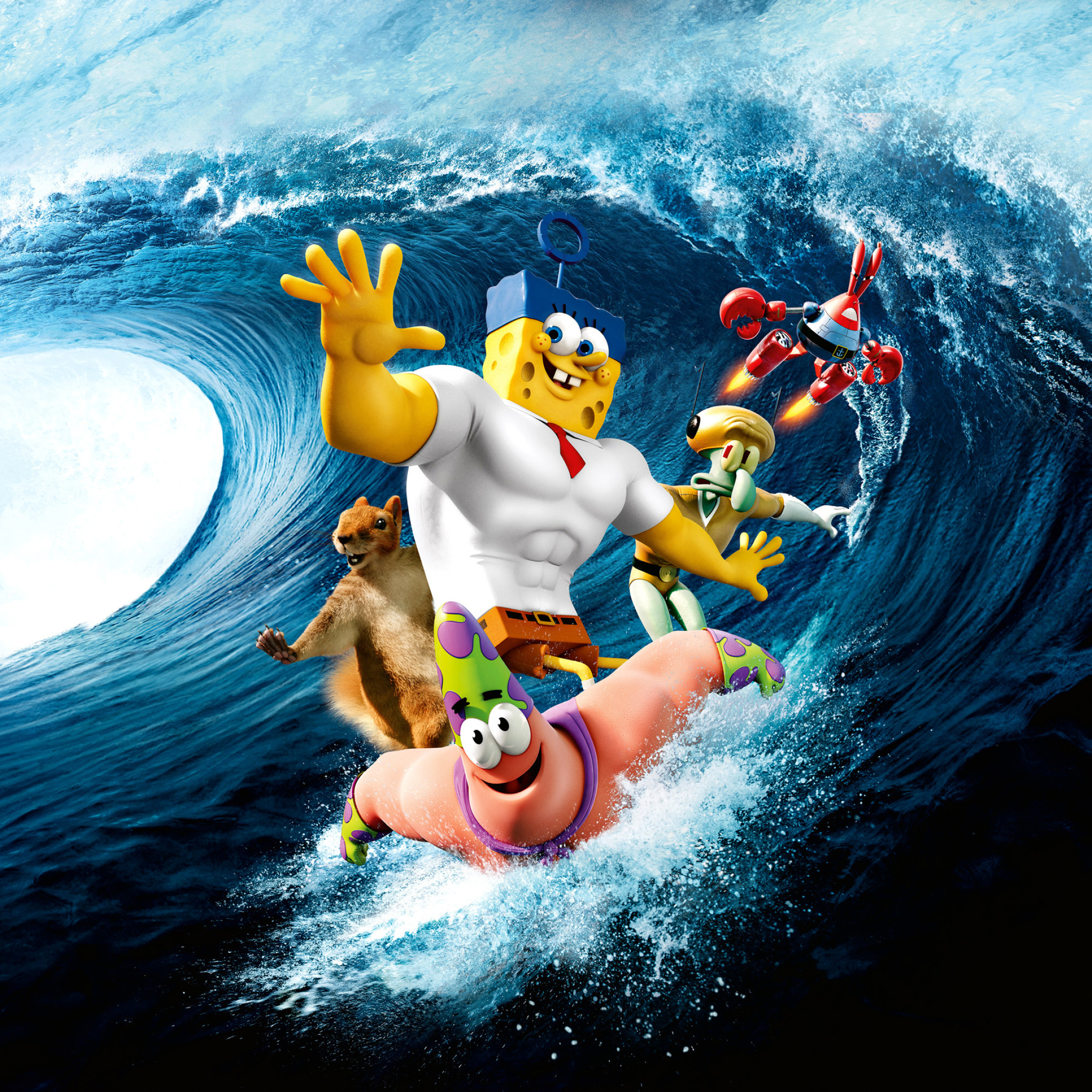 Screenshot №1 pro téma The SpongeBob Movie Sponge Out of Water 2048x2048