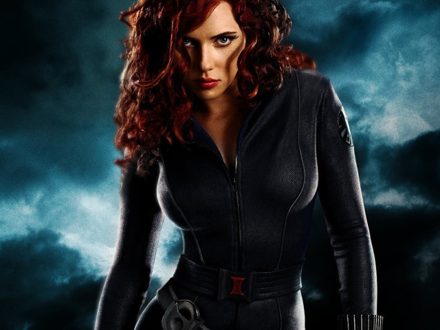 Das Black Widow Wallpaper 640x480