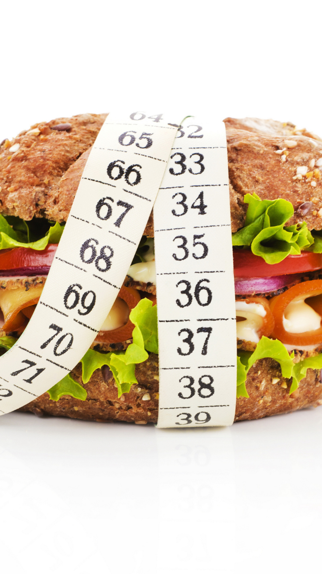 Healthy Diet Burger wallpaper 1080x1920