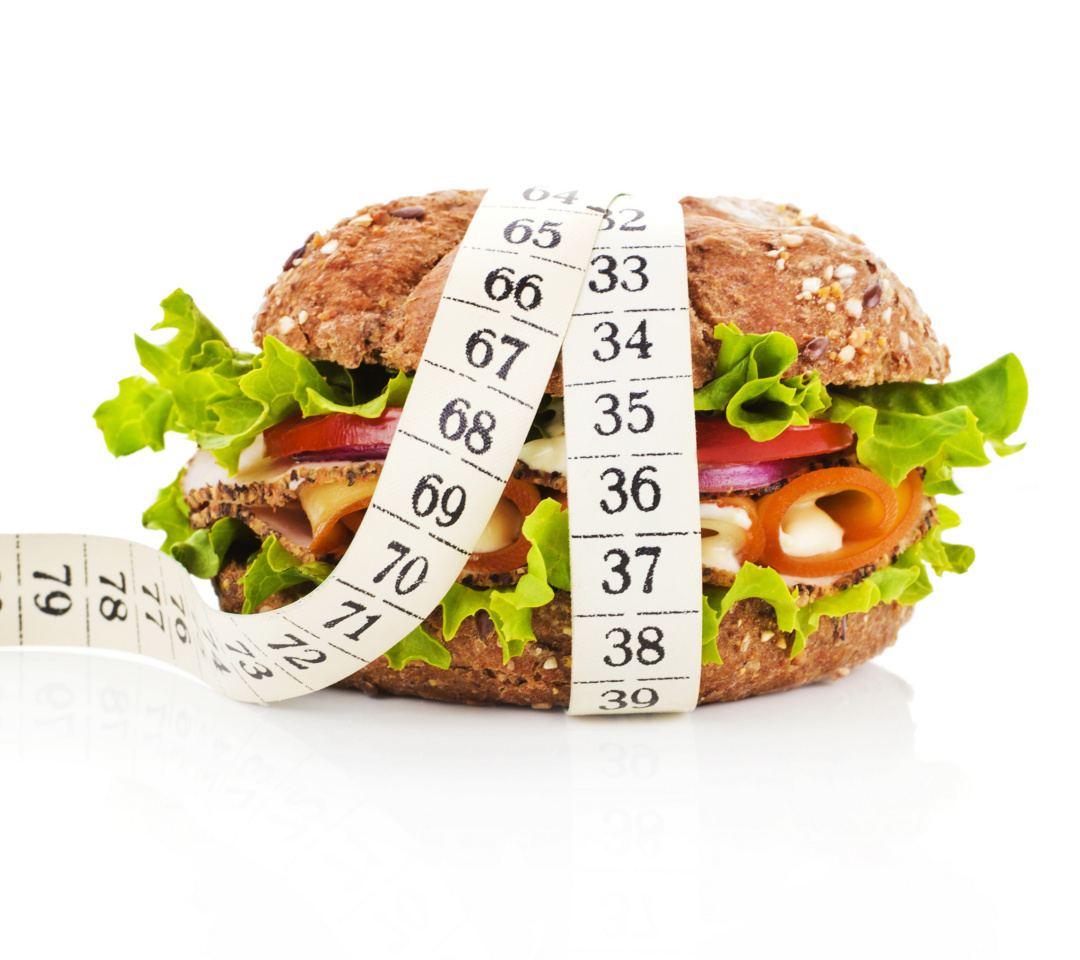 Das Healthy Diet Burger Wallpaper 1080x960