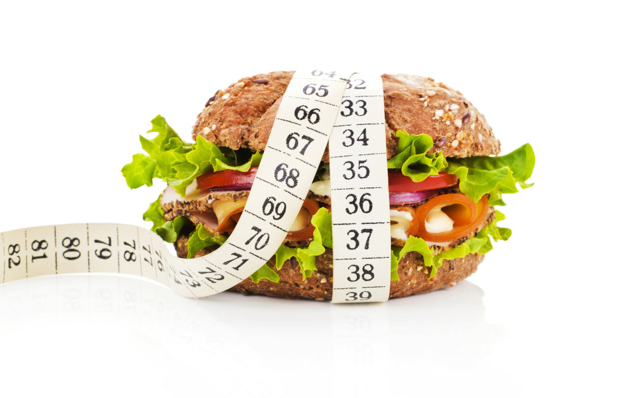 Обои Healthy Diet Burger 1280x800