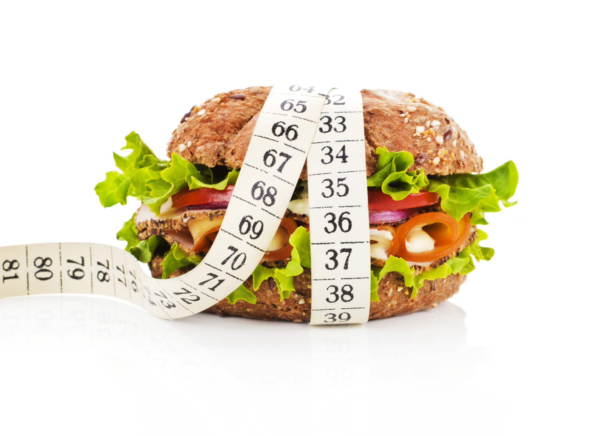 Healthy Diet Burger wallpaper 1920x1408