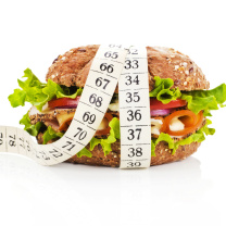 Обои Healthy Diet Burger 208x208