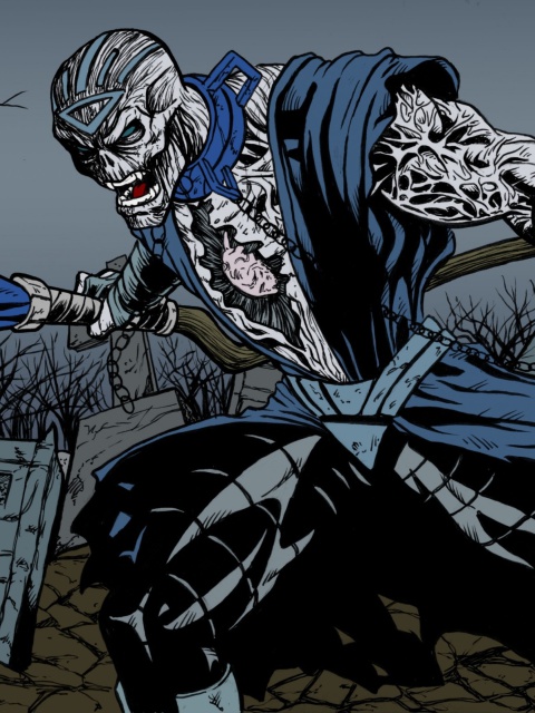 Fondo de pantalla Nekron DC Comics Supervillain 480x640