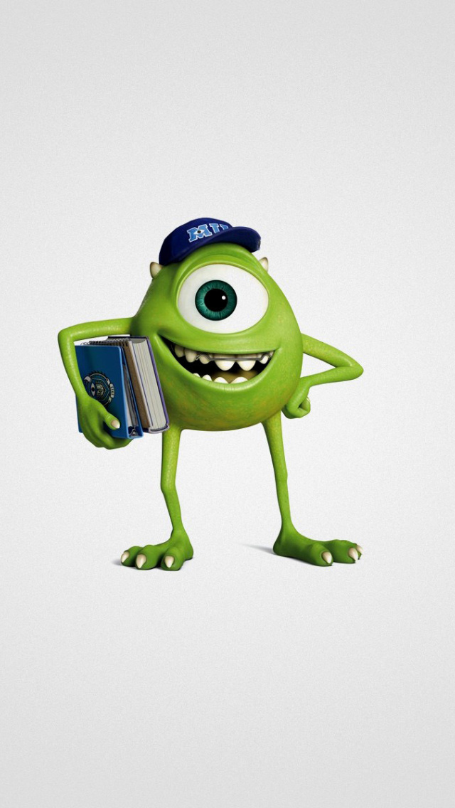 Screenshot №1 pro téma Monsters University, Mike Wazowski 640x1136