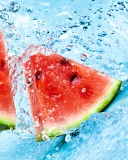 Watermelon In Water wallpaper 128x160