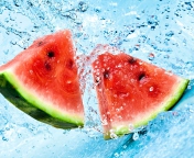 Fondo de pantalla Watermelon In Water 176x144