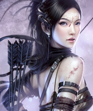 Fantasy Archer Girl - Fondos de pantalla gratis para Huawei G7300