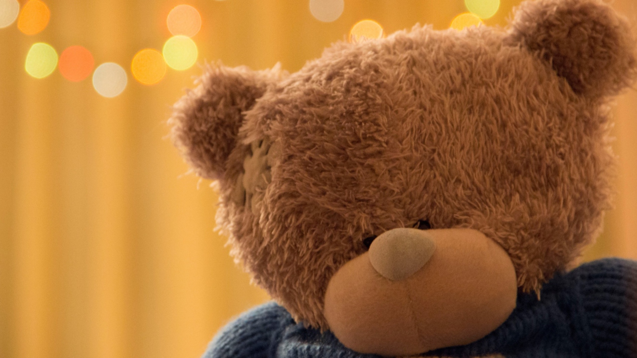 Das Cute Teddy Bear Wallpaper 1280x720