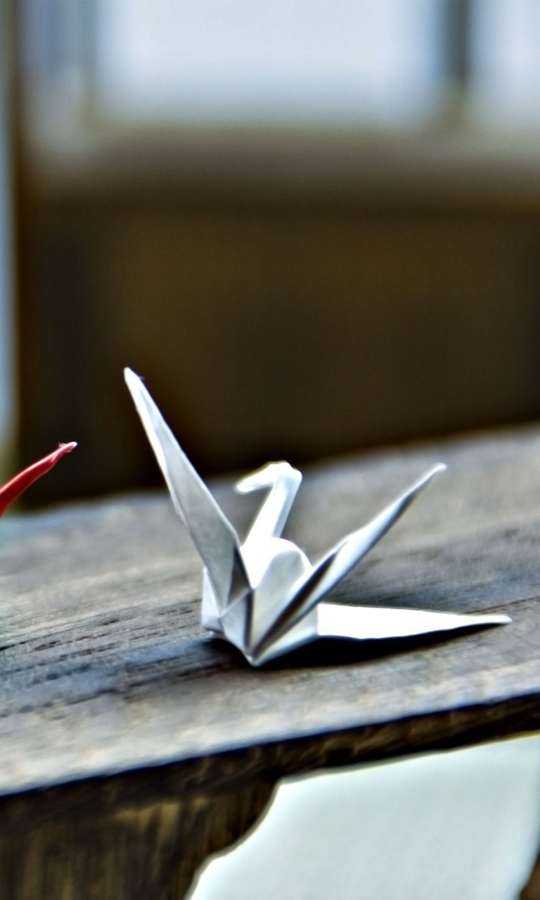 Screenshot №1 pro téma Paper Origami Bird 768x1280