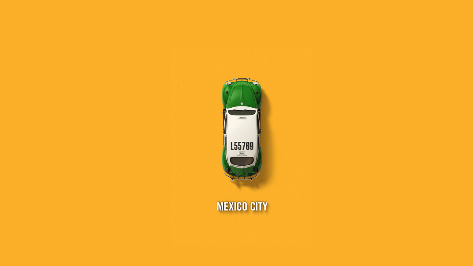 Fondo de pantalla Mexico City Cab 1920x1080