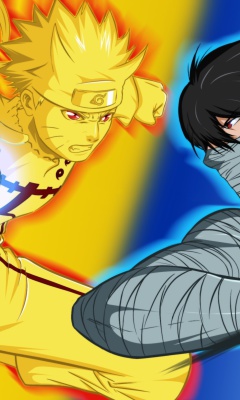 Naruto vs Ichigo wallpaper 240x400