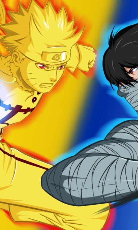 Sfondi Naruto vs Ichigo 480x800