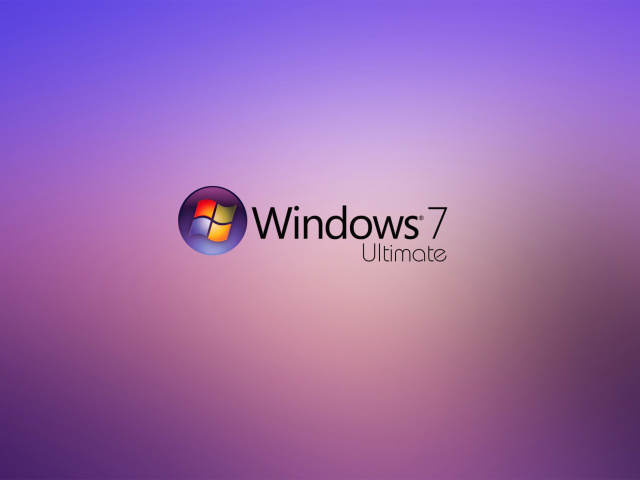 Windows 7 Ultimate wallpaper 640x480
