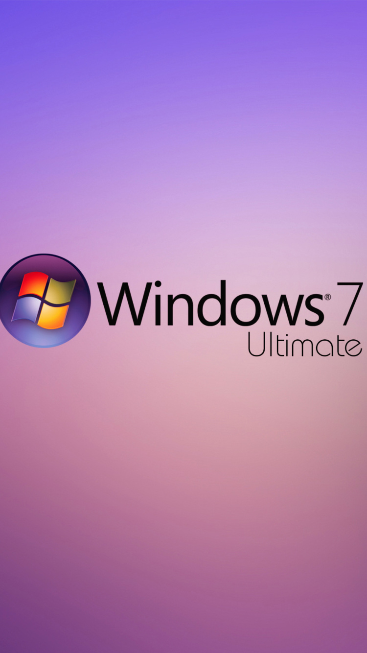 Windows 7 Ultimate wallpaper 750x1334