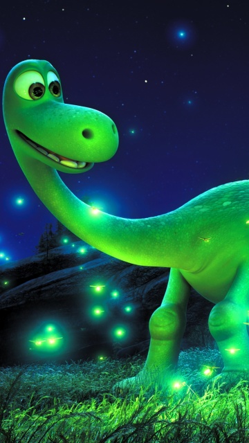 Fondo de pantalla The Good Dinosaur HD 360x640