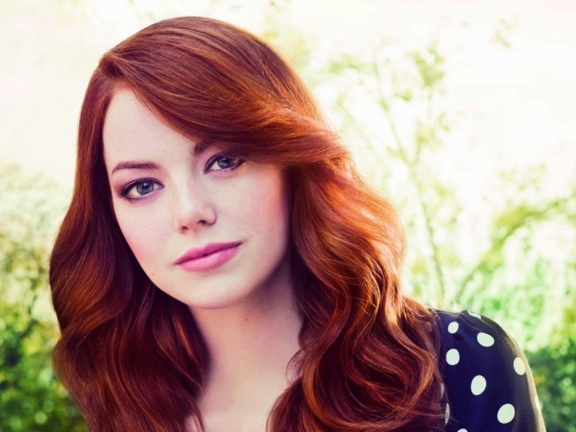 Screenshot №1 pro téma Emma Stone Portrait 640x480