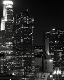 Обои Los Angeles Black And White 128x160