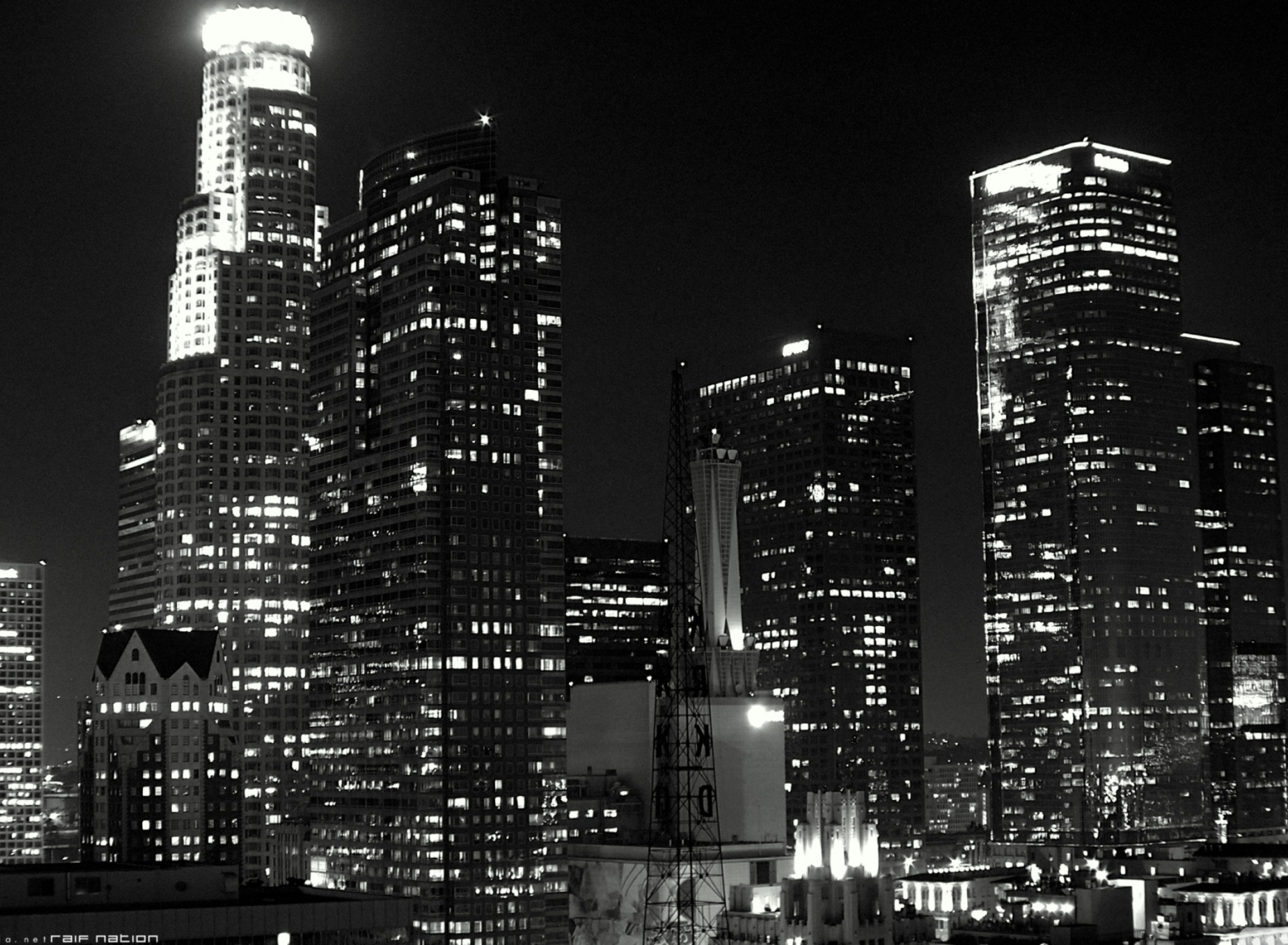 Screenshot №1 pro téma Los Angeles Black And White 1920x1408