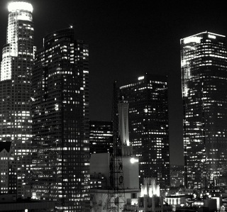 Los Angeles Black And White - Obrázkek zdarma pro iPad 2