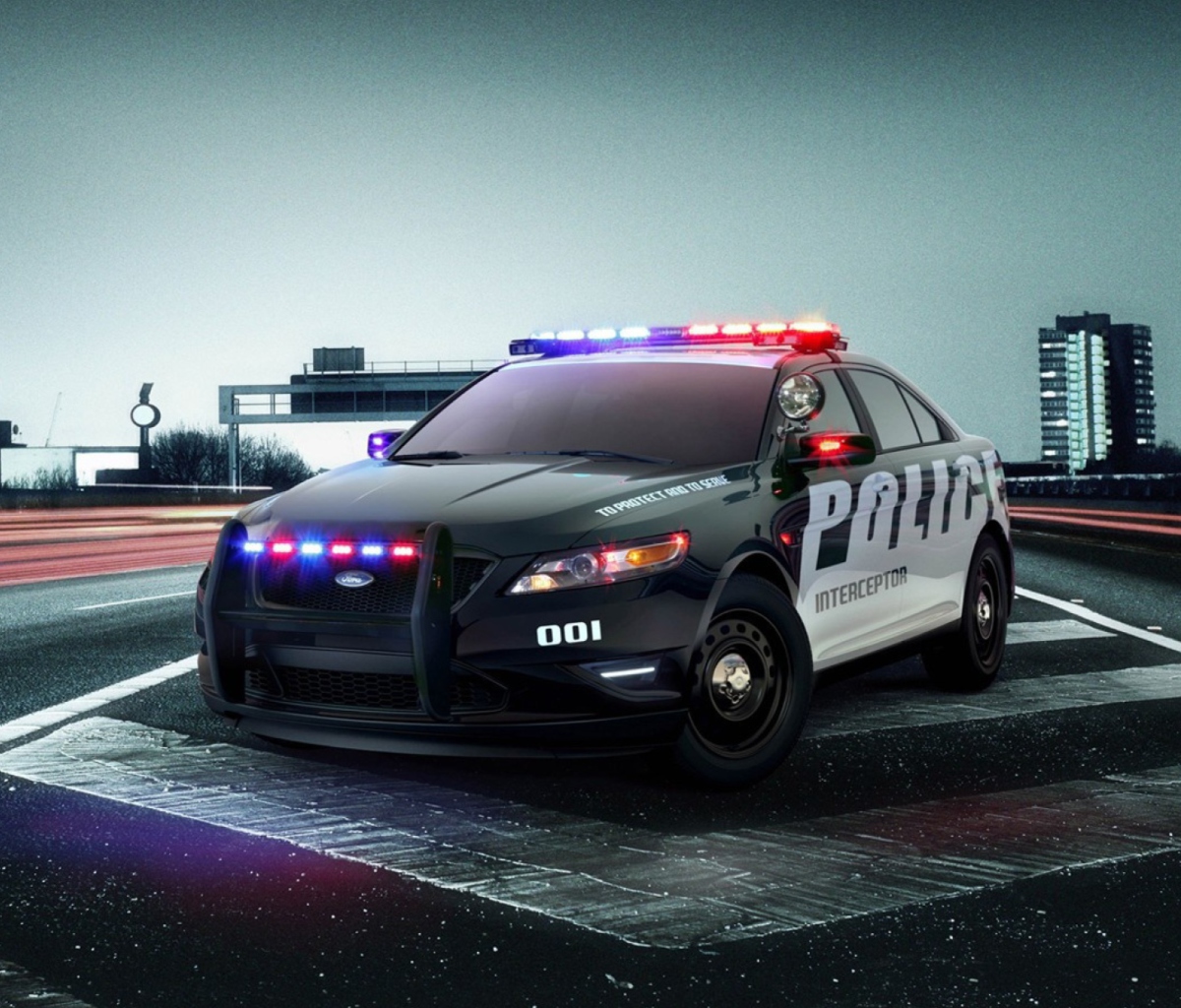 Screenshot №1 pro téma Ford Police Car 1200x1024