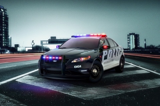 Free Ford Police Car Picture for Android, iPhone and iPad