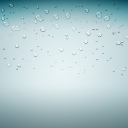 Screenshot №1 pro téma Water Drops On Glass 128x128