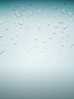 Das Water Drops On Glass Wallpaper 240x320