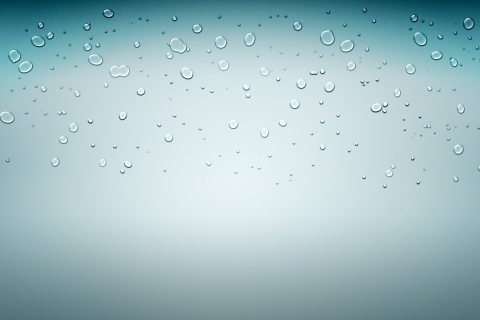 Water Drops On Glass screenshot #1 480x320