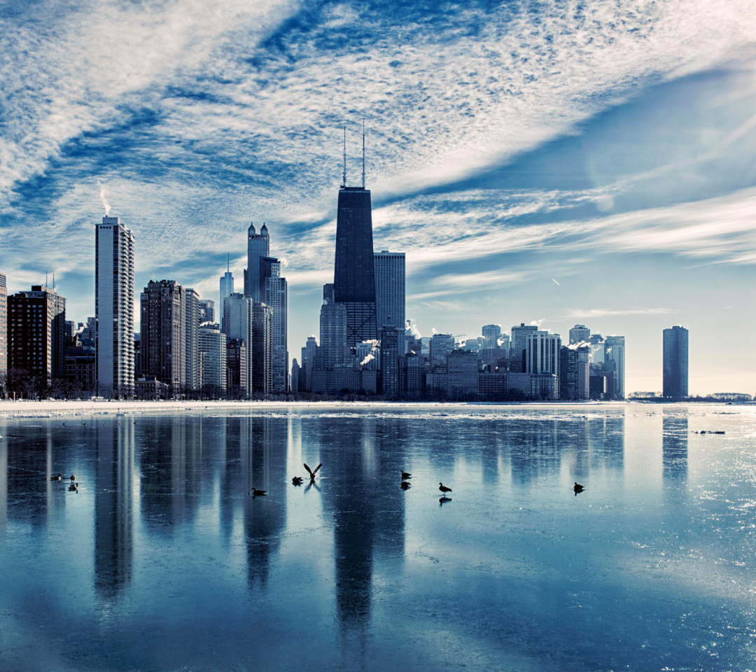 Das Chicago, Illinois Wallpaper 1080x960