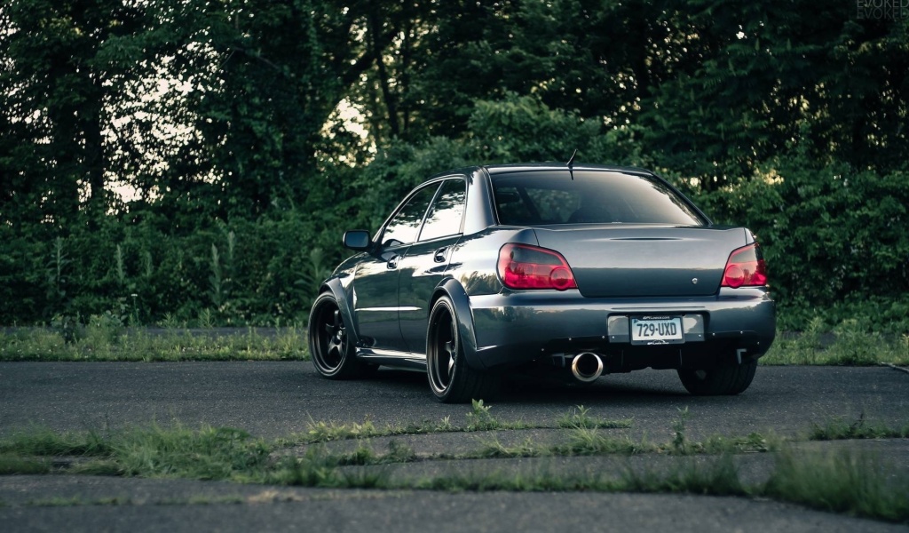 Fondo de pantalla Subaru impreza tuning 1024x600