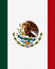 Обои Flag Of Mexico 176x220