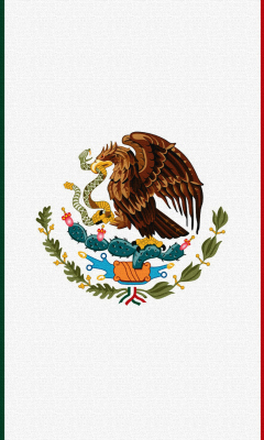 Das Flag Of Mexico Wallpaper 240x400