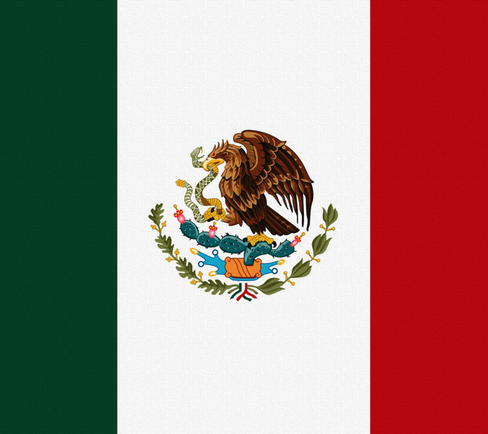 Das Flag Of Mexico Wallpaper 960x854