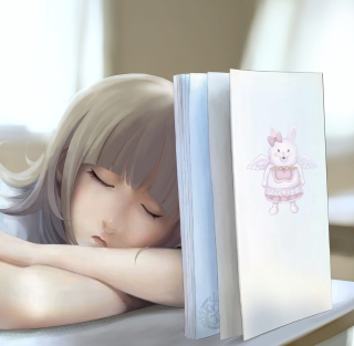 Sleepy Student - Obrázkek zdarma pro iPad Air